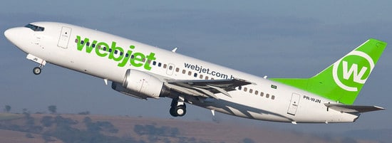 Passagens aéreas Webjet